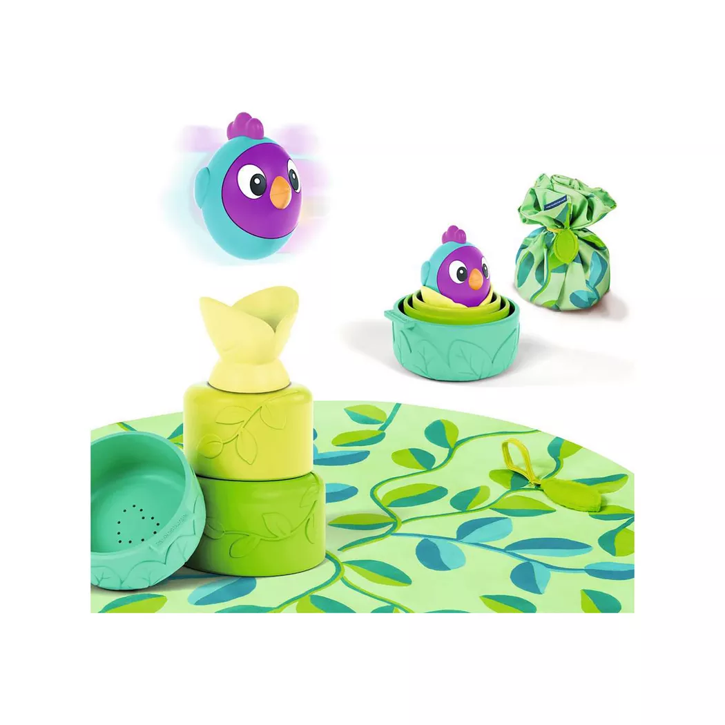 Ravensburger - Play+ Baby-Stapel-Puzzle: Vogelnest, deutsch, Multicolor