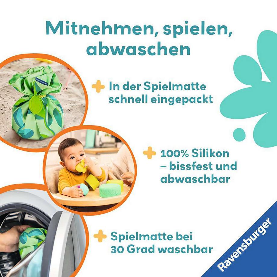 Ravensburger  Play+ Baby-Stapel-Puzzle: Vogelnest, allemand 