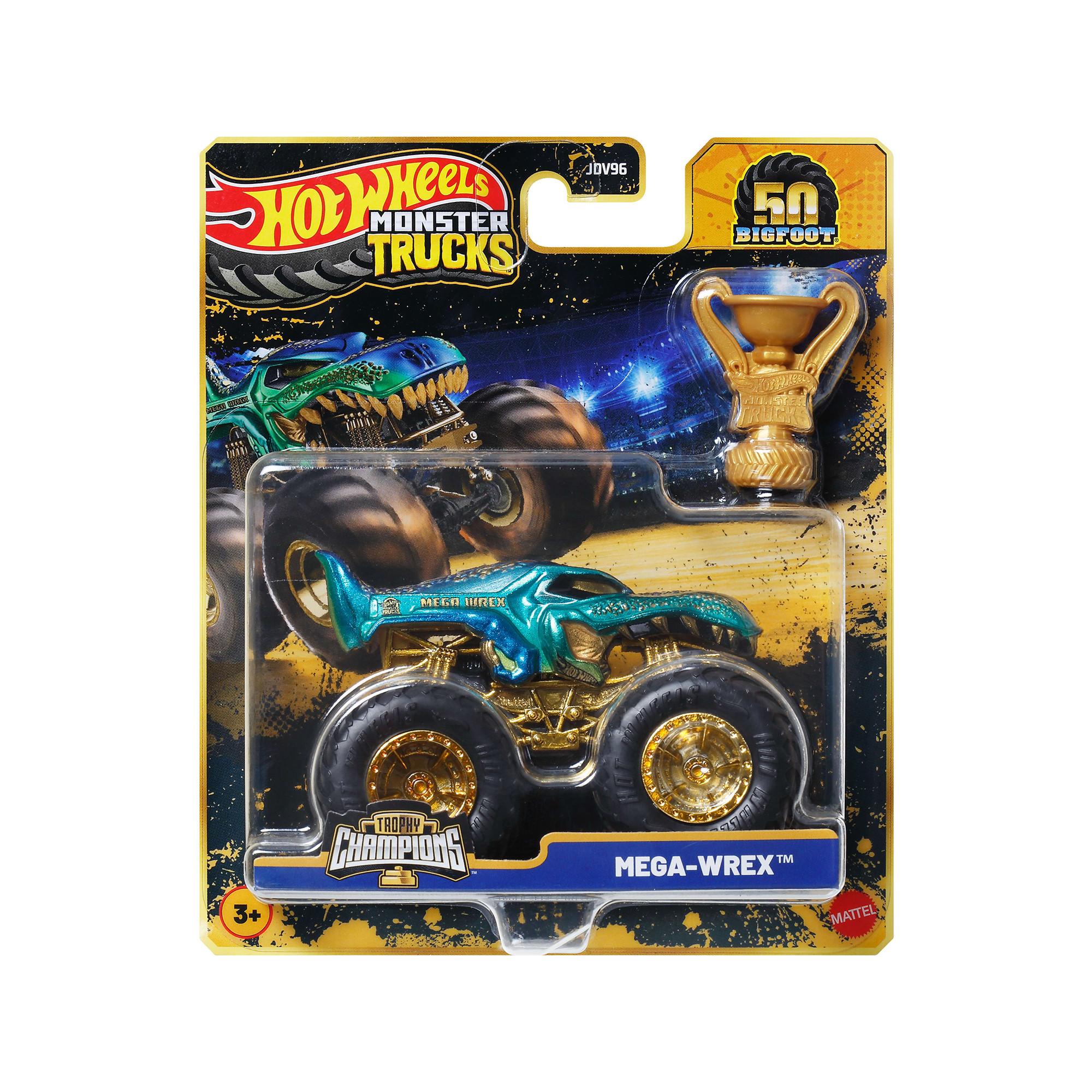 Hot Wheels  Monster Trucks Bigfoot Trophy Champions, assortiment aléatoire 