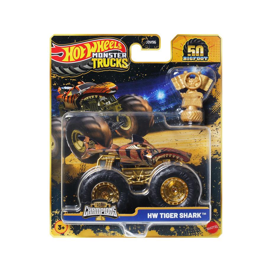 Hot Wheels  Monster Trucks Bigfoot Trophy Champions, assortiment aléatoire 