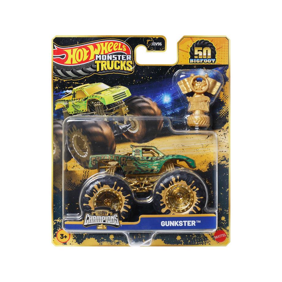 Hot Wheels  Monster Trucks Bigfoot Trophy Champions, assortiment aléatoire 