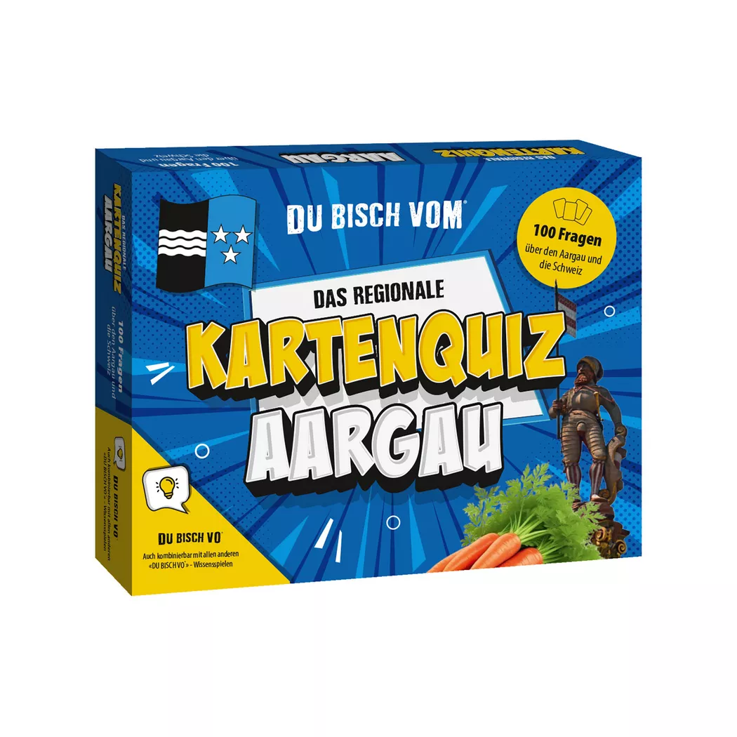 UGP - Das regionale Kartenquiz - Du bisch vom Aargau, Multicolor