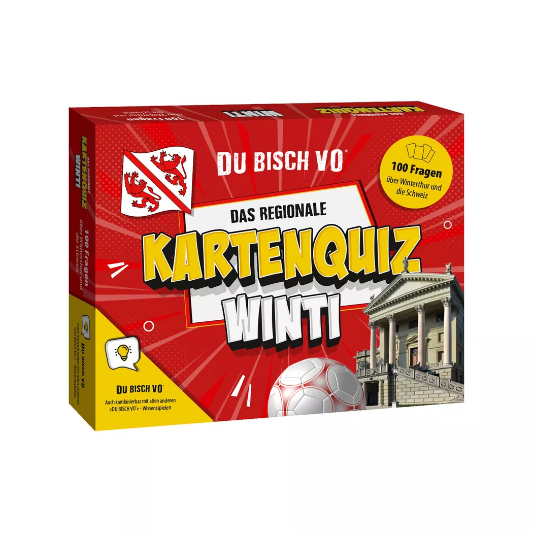 UGP - Das regionale Kartenquiz - Du bisch vo Winti, Multicolor
