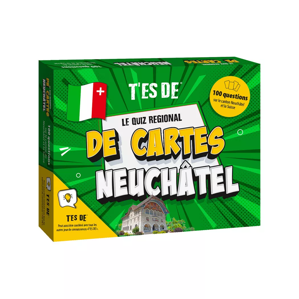 UGP - Das regionale Kartenquiz - T'es de Neuchâtel si, Multicolor