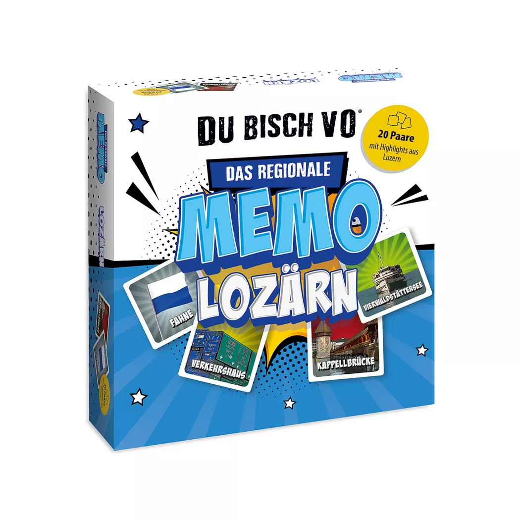 UGP Das regionale Memo Memory Game Multicolor