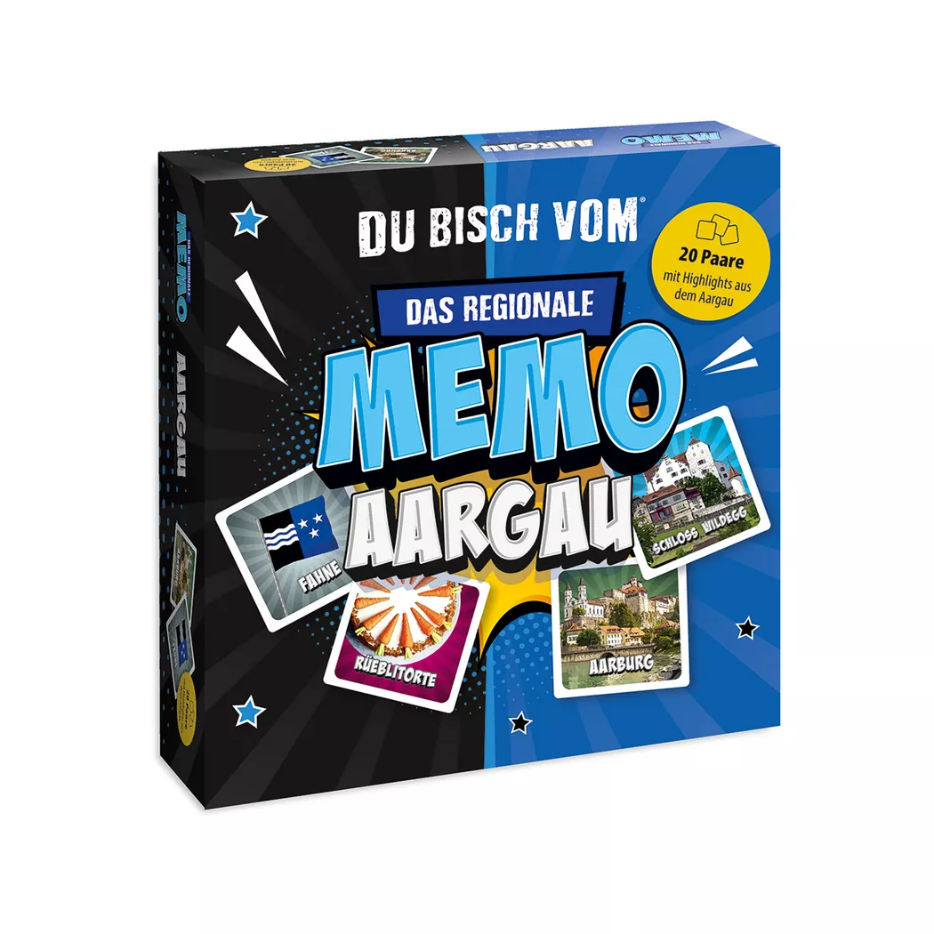 UGP - Das regionale Memo - Du bisch vom Aargau, Multicolor