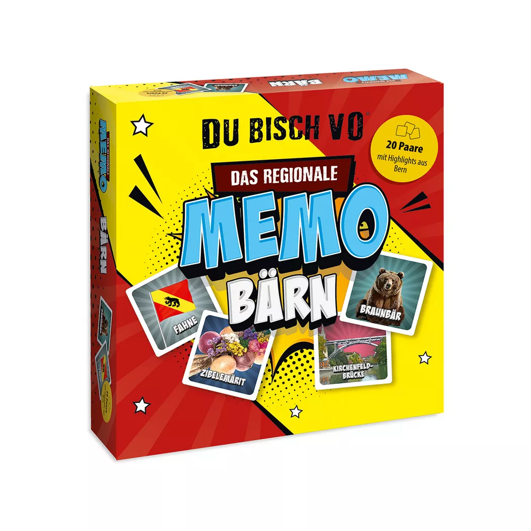 UGP - Das regionale Memo - Du bisch vo Bärn, Multicolor