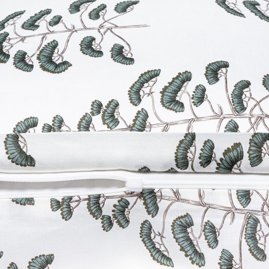 Manor Asio Taie d'oreiller imprimé botanique  