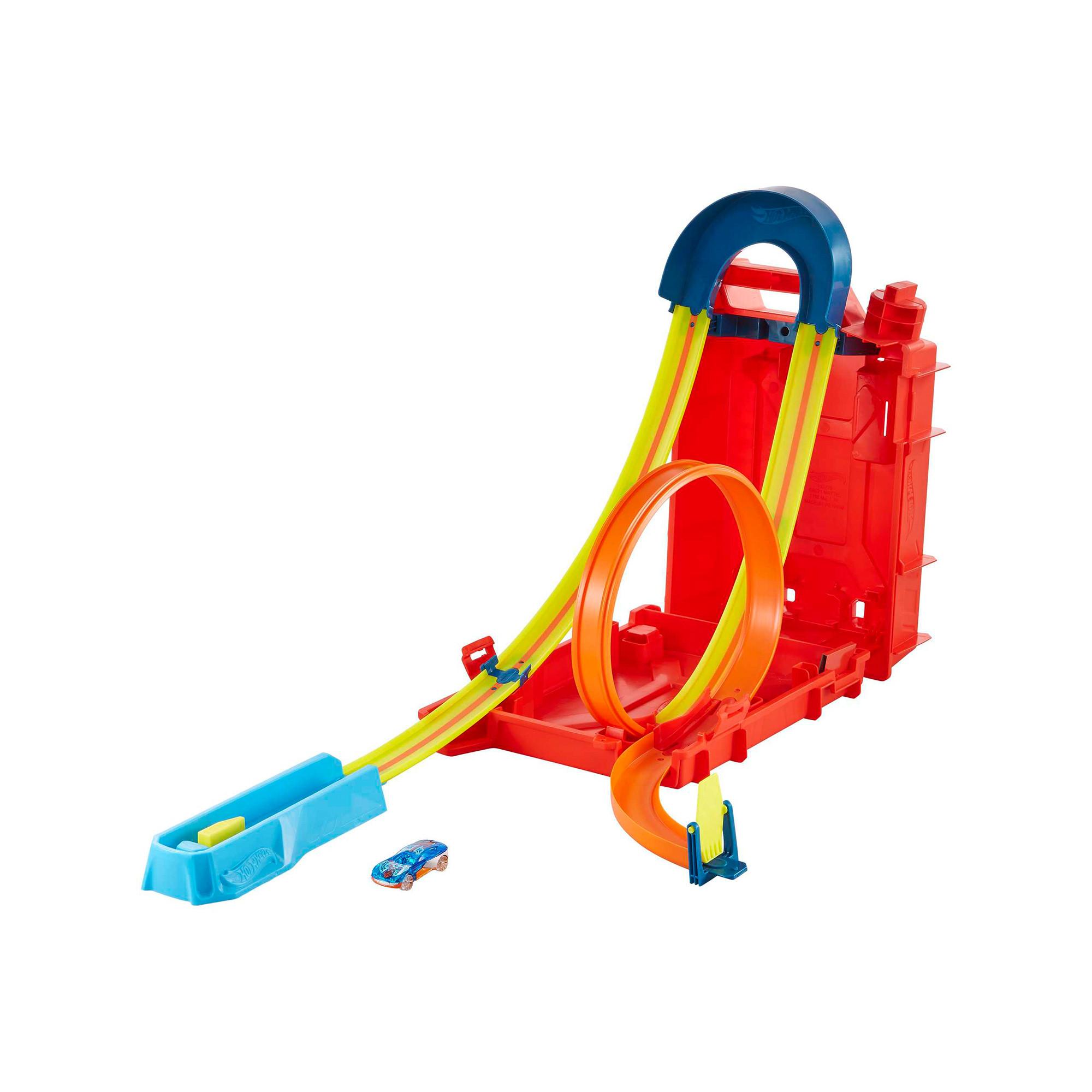 Hot Wheels  Track Builder Unlimited scatola acrobatica con tanica di benzina 