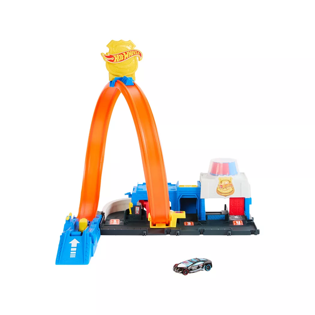 Hot Wheels City Super Police Station Multicolor