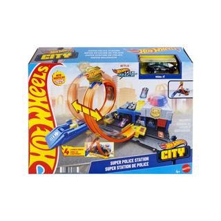 Hot Wheels  City Super stazione di poli 