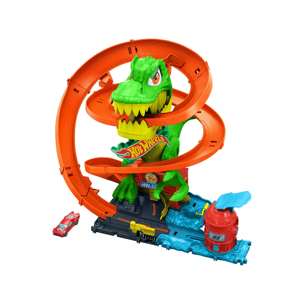 Hot Wheels - City T-Rex Schlacht, Multicolor