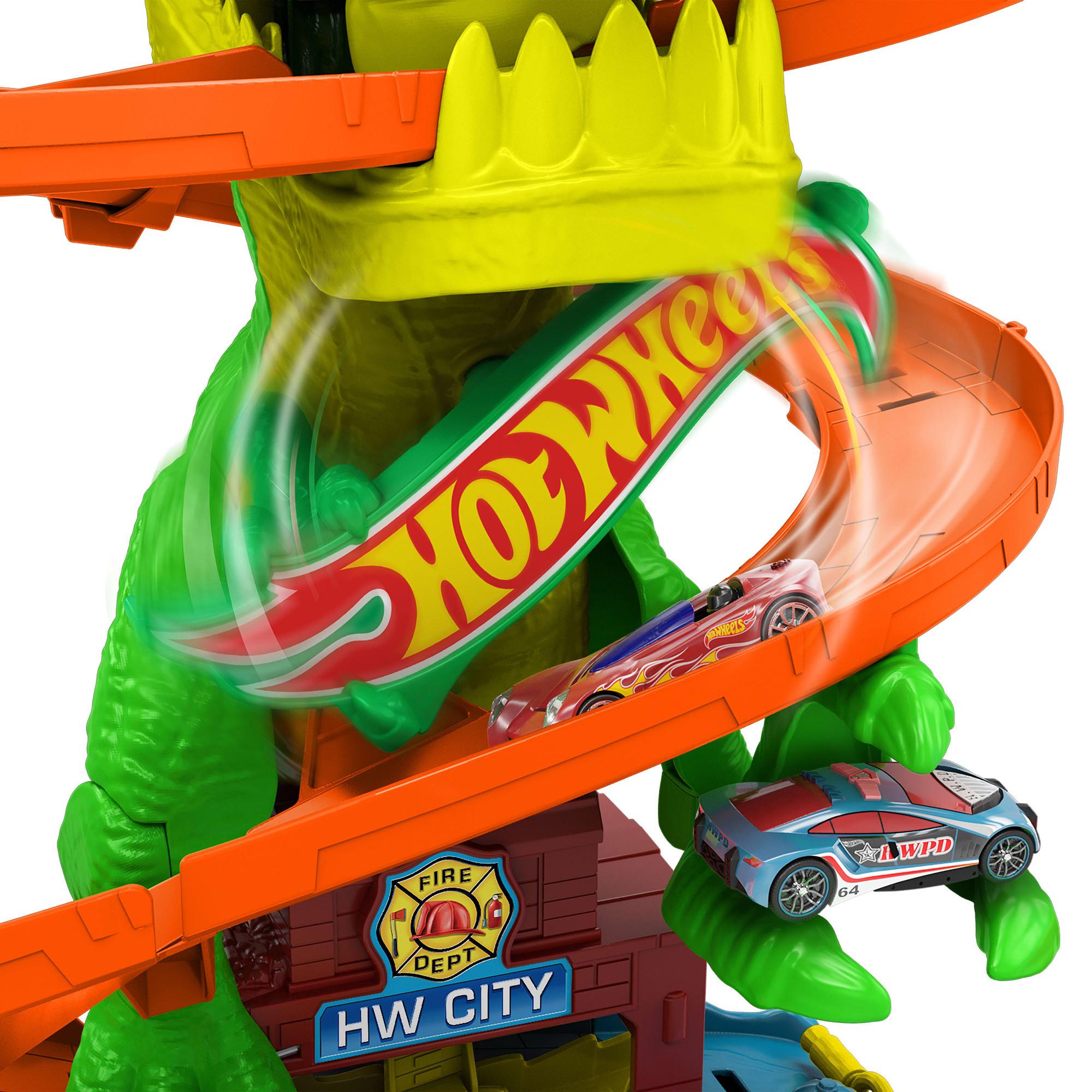 Hot Wheels  City Battaglia di T-Rex 