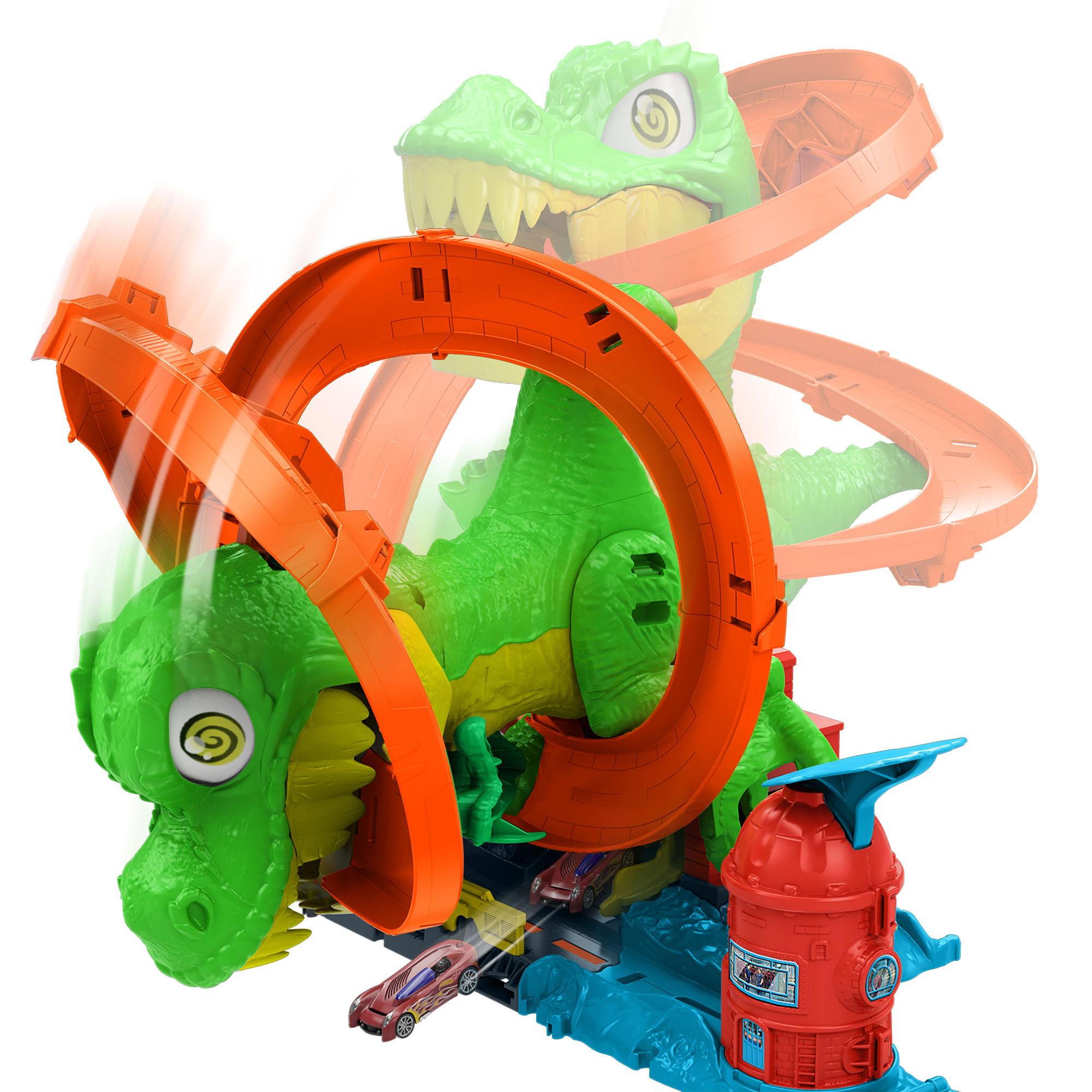 Hot Wheels  City Bataille de T-Rex 