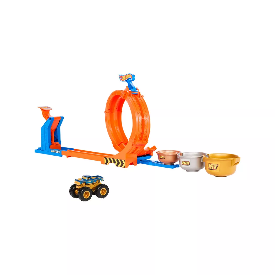 Hot Wheels - Monster Trucks Loop & Flip, Multicolor