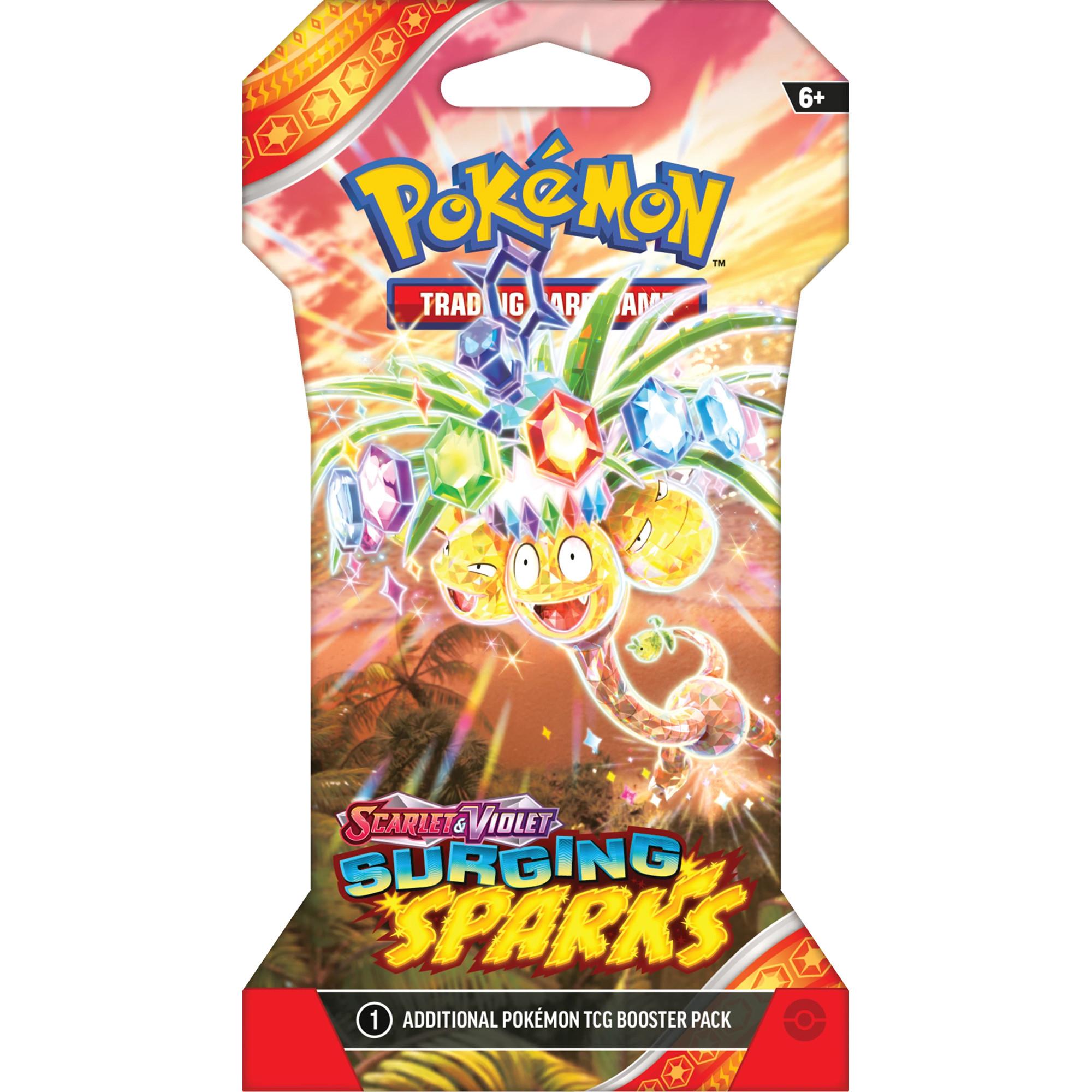 Pokémon  SV08 'Surging Sparks' Booster Blister 10K., Zufallsauswahl 