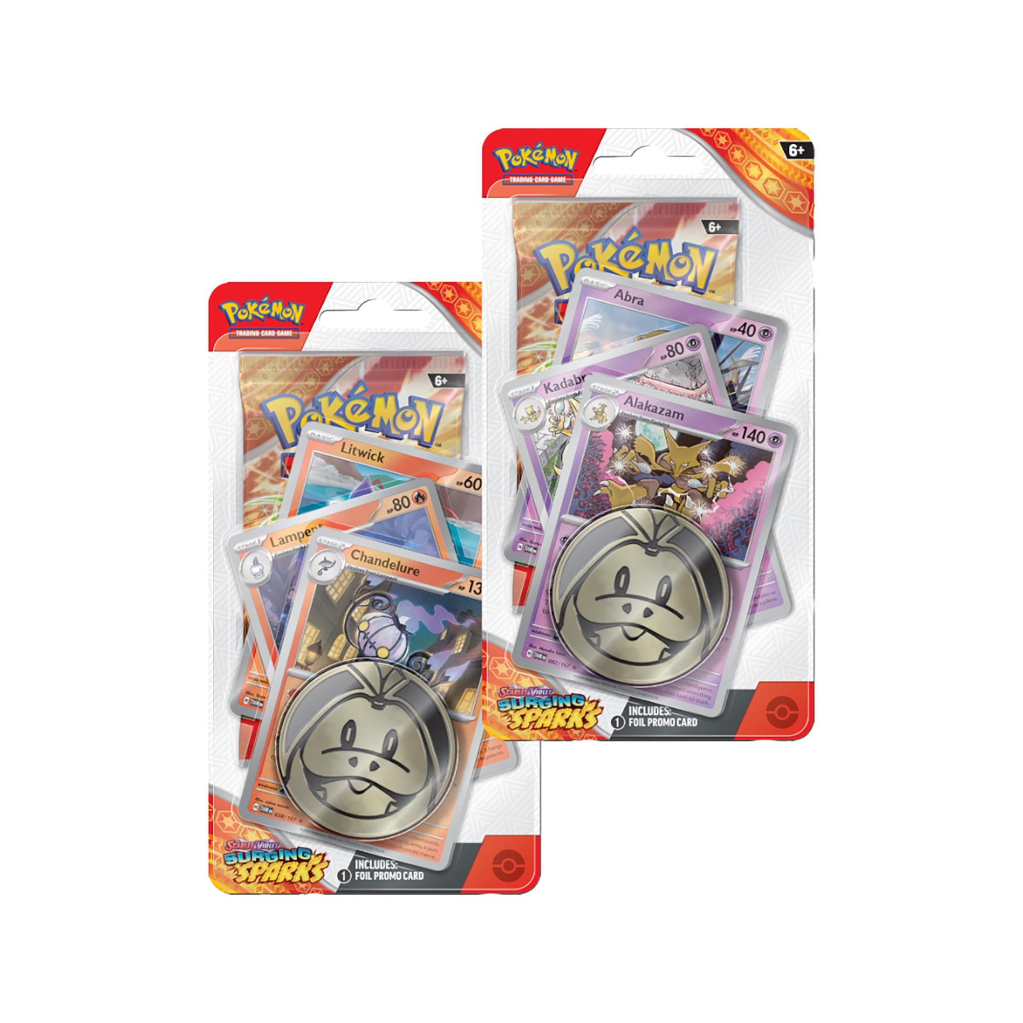 Pokémon  SV08 'Surging Sparks' PREMIUM Checklane Blister, assortiment aléatoire 