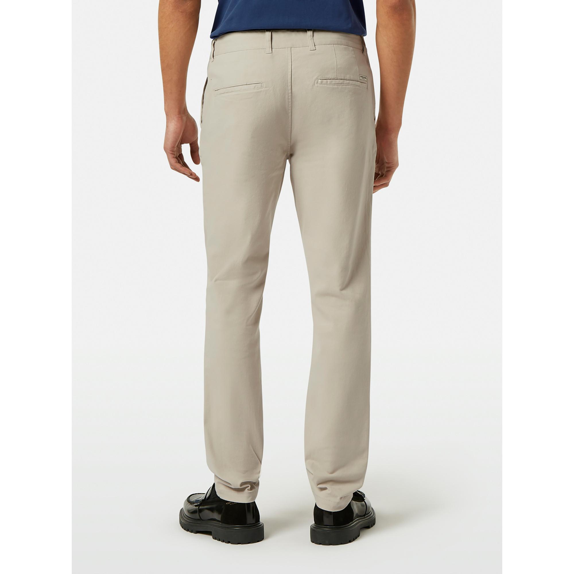 Scotch & Soda Seasonal core - Mott washed cotton-blend twill chino Pantalon chino, Regular Fit 