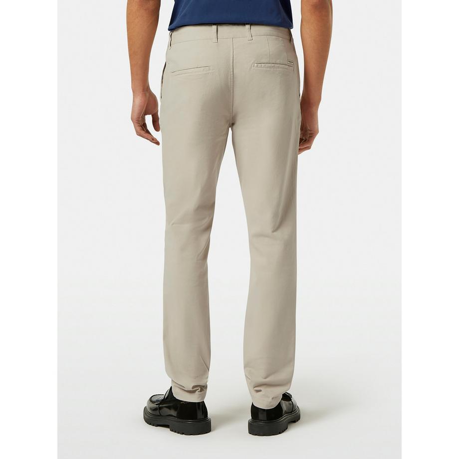 Scotch & Soda Seasonal core - Mott washed cotton-blend twill chino Pantalon chino, Regular Fit 