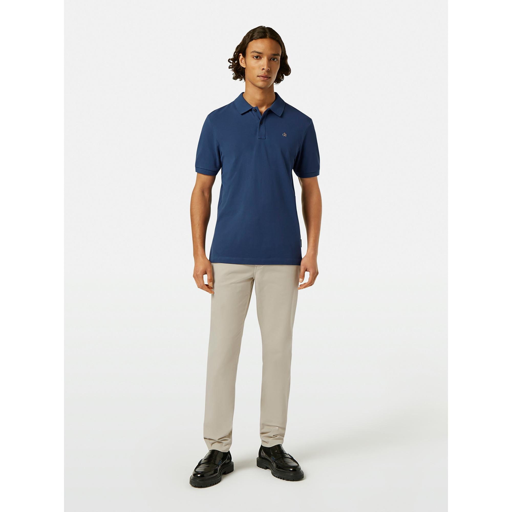 Scotch & Soda Seasonal core - Mott washed cotton-blend twill chino Pantalon chino, Regular Fit 