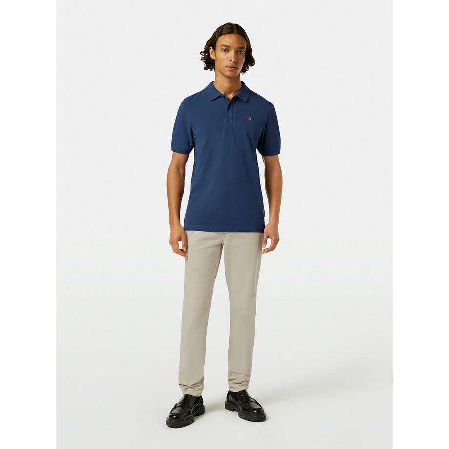Scotch & Soda Seasonal core - Mott washed cotton-blend twill chino Pantalon chino, Regular Fit 