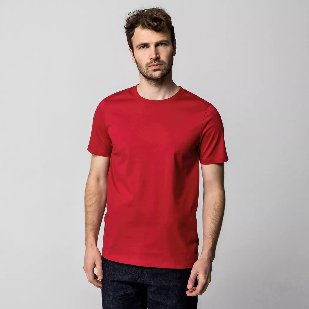Manor Man - T-Shirt, für Herren, Rot, Größe XL