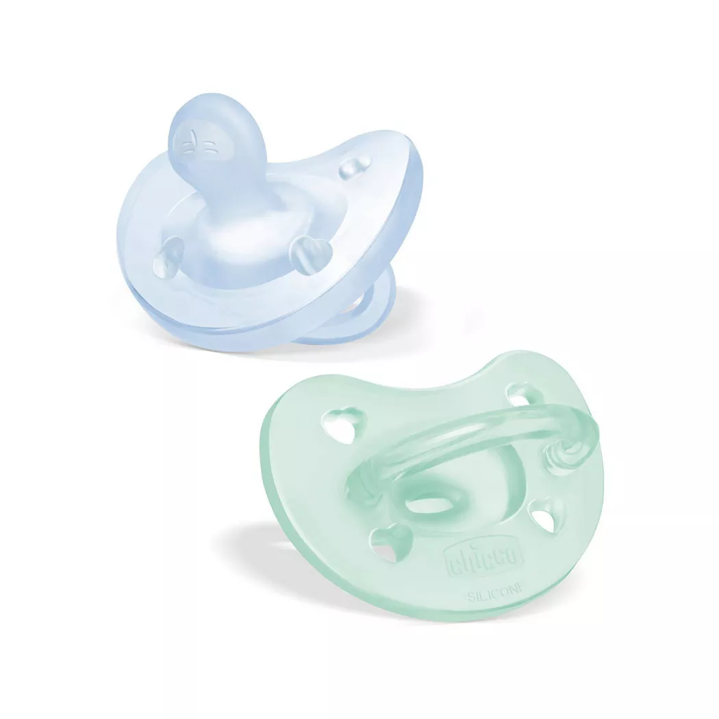 Tétine Chicco Physio Soft Bleu 6 Mois 2