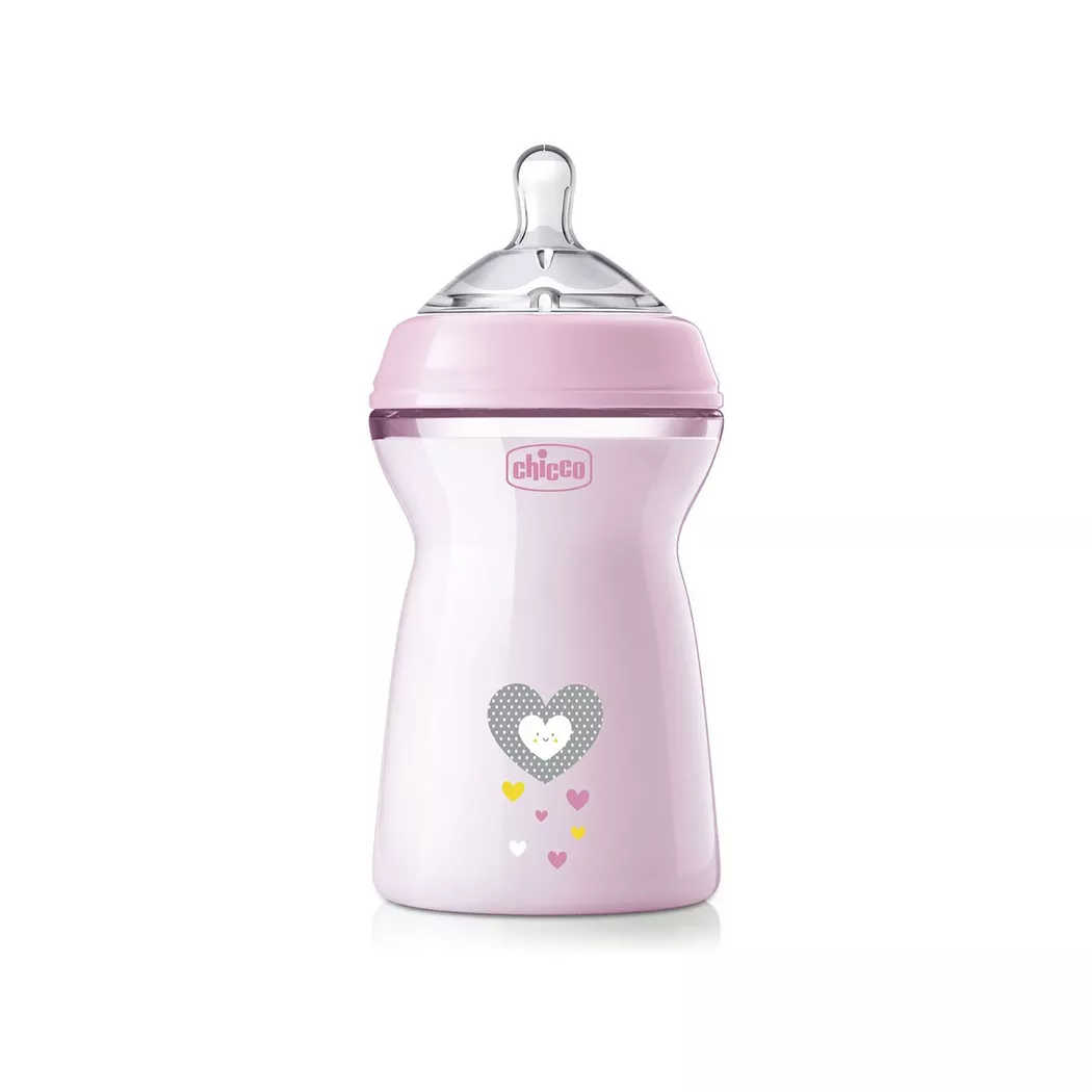 Chicco Biberon Nat-Feeling 6M+ Girl 330ml