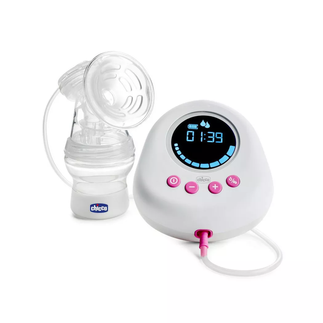 Chicco - Elektrische Milchpumpe, 0 m, Weiss