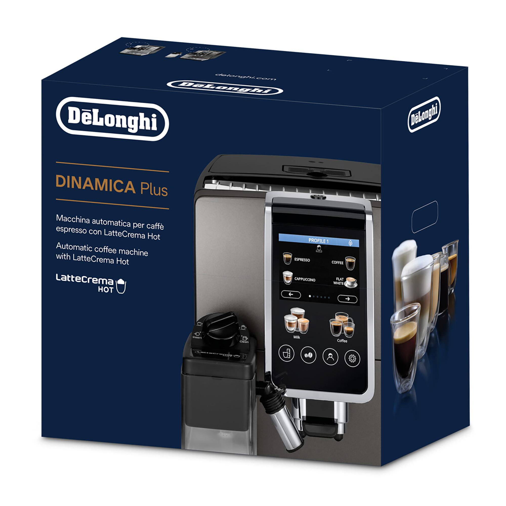 DeLonghi Machine à café automatique Dinamica Plus ECAM380.85.SB 