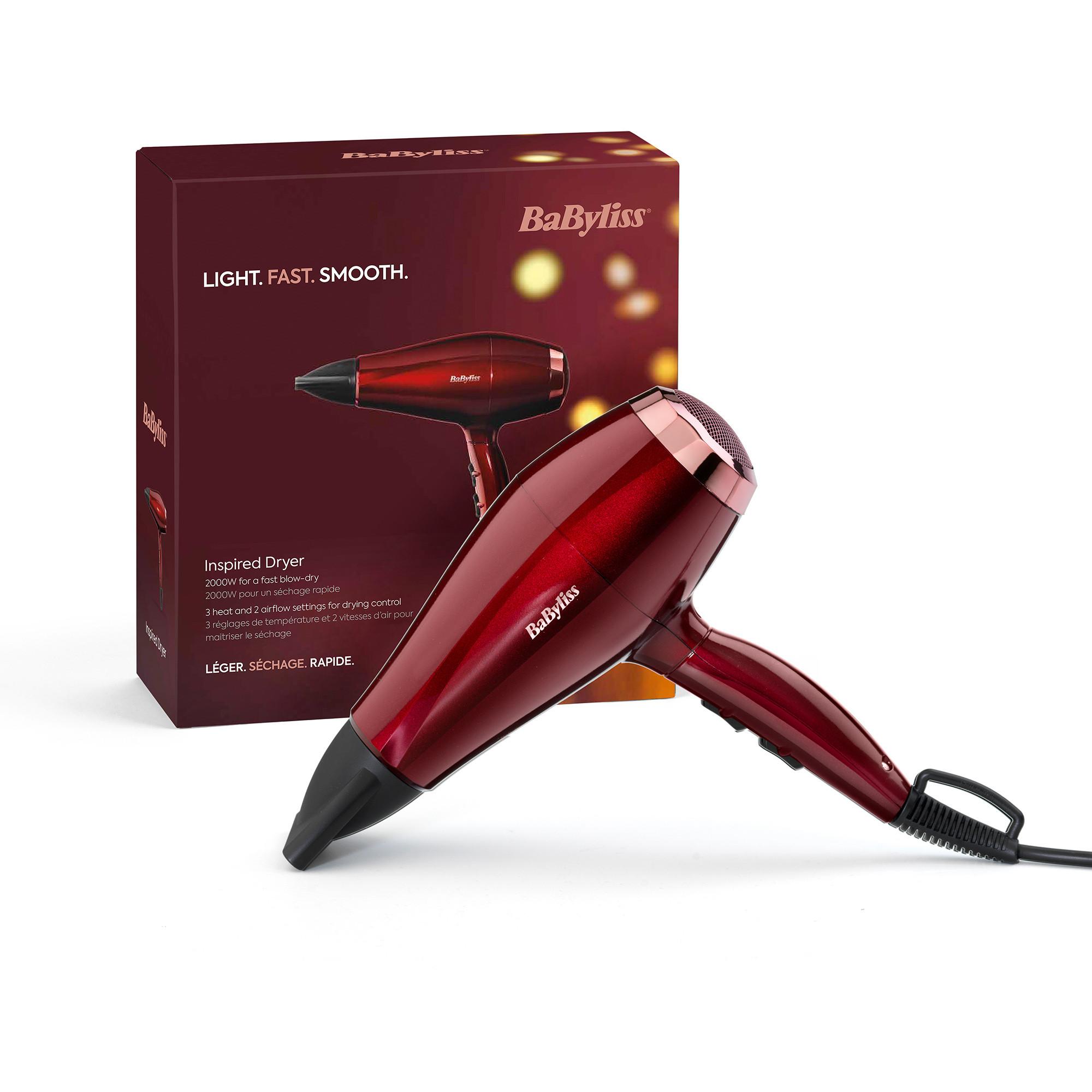 Babyliss Asciugacapelli Inspired Red Colection 