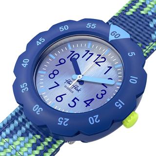 flik-flak LOOP IN BLUE Horloge analogique 