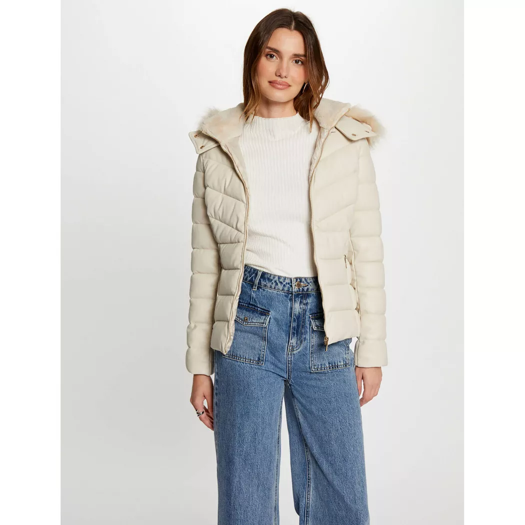 Morgan - Daunenjacke, für Damen, Elfenbein, Größe 40