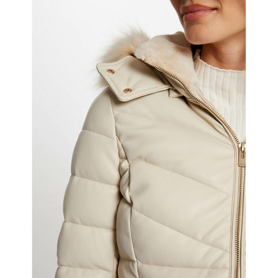 MORGAN Steppjacke Kunstlederoptik  