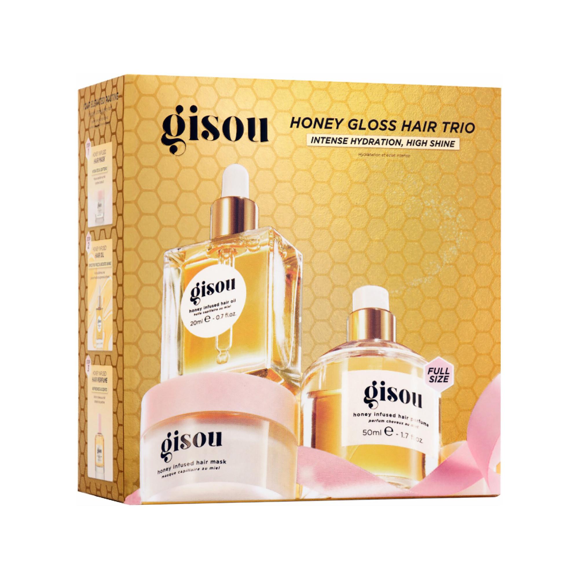 GISOU  Honey Gloss Hair Trio - Set di bestseller per capelli 