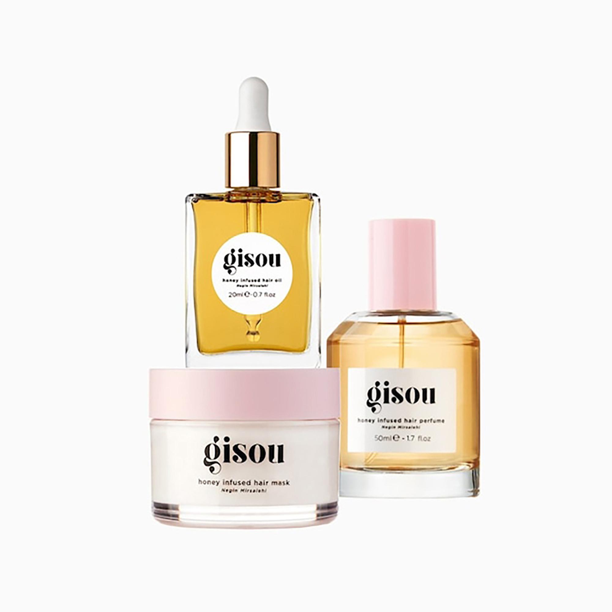 GISOU  Honey Gloss Hair Trio - Bestseller-Haarpflege-Set 