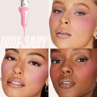 Huda Beauty FAUX FILLER LIP GLOSS FOXY Faux Filler - Gloss ad alta brillantezza 