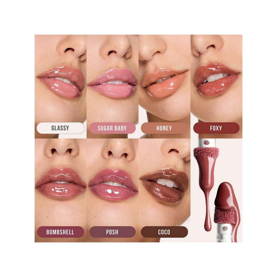 Huda Beauty Hochglänzender Lipgloss Faux Filler 