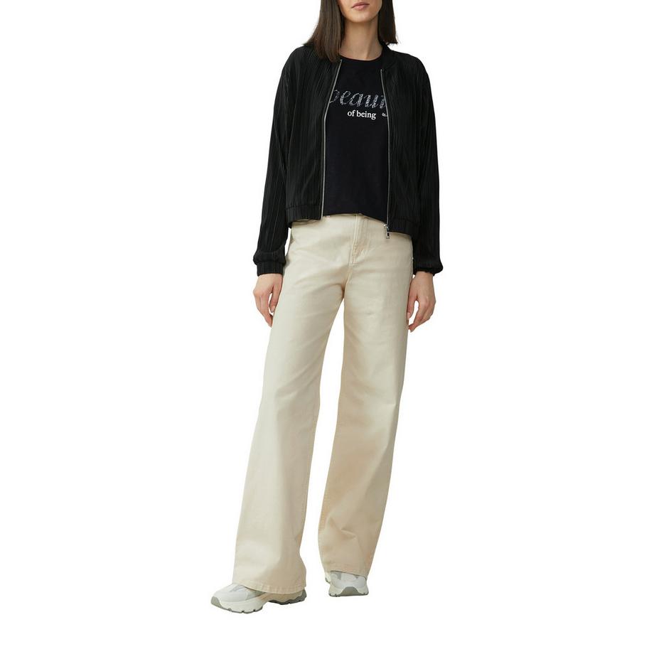 S. Oliver Red Label T-Shirt in Jersey con Stampa Testuale e Paillettes  