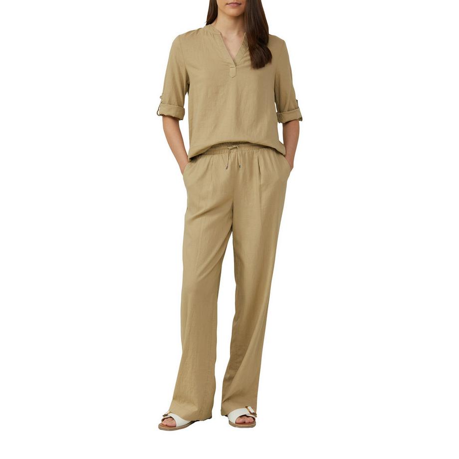S. Oliver Red Label Pantalon Large Rayé  