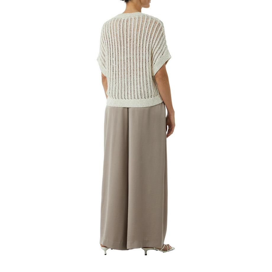 Comma Strickpullover Kurzarm  