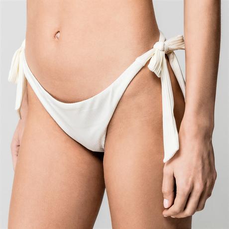 Manor Woman Bas de bikini côtelé à nouer slip  