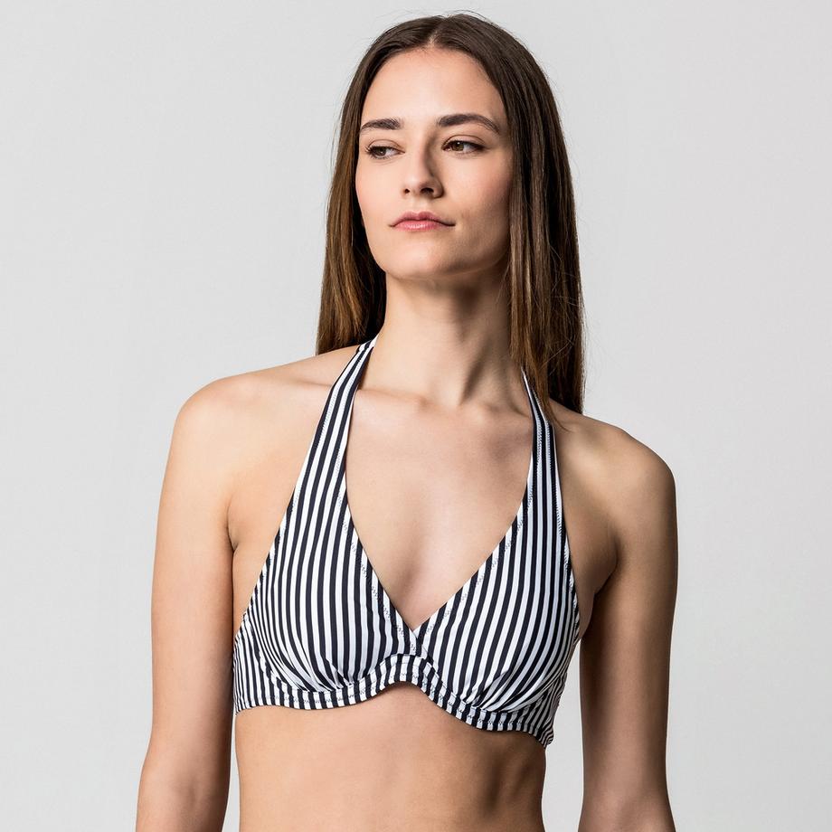 Manor Woman Bikini Oberteil Triangel Gestreift  