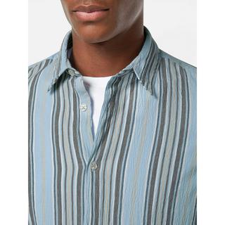 Scotch & Soda Crinkled-stripe regular fit shirt Hemd, langarm 