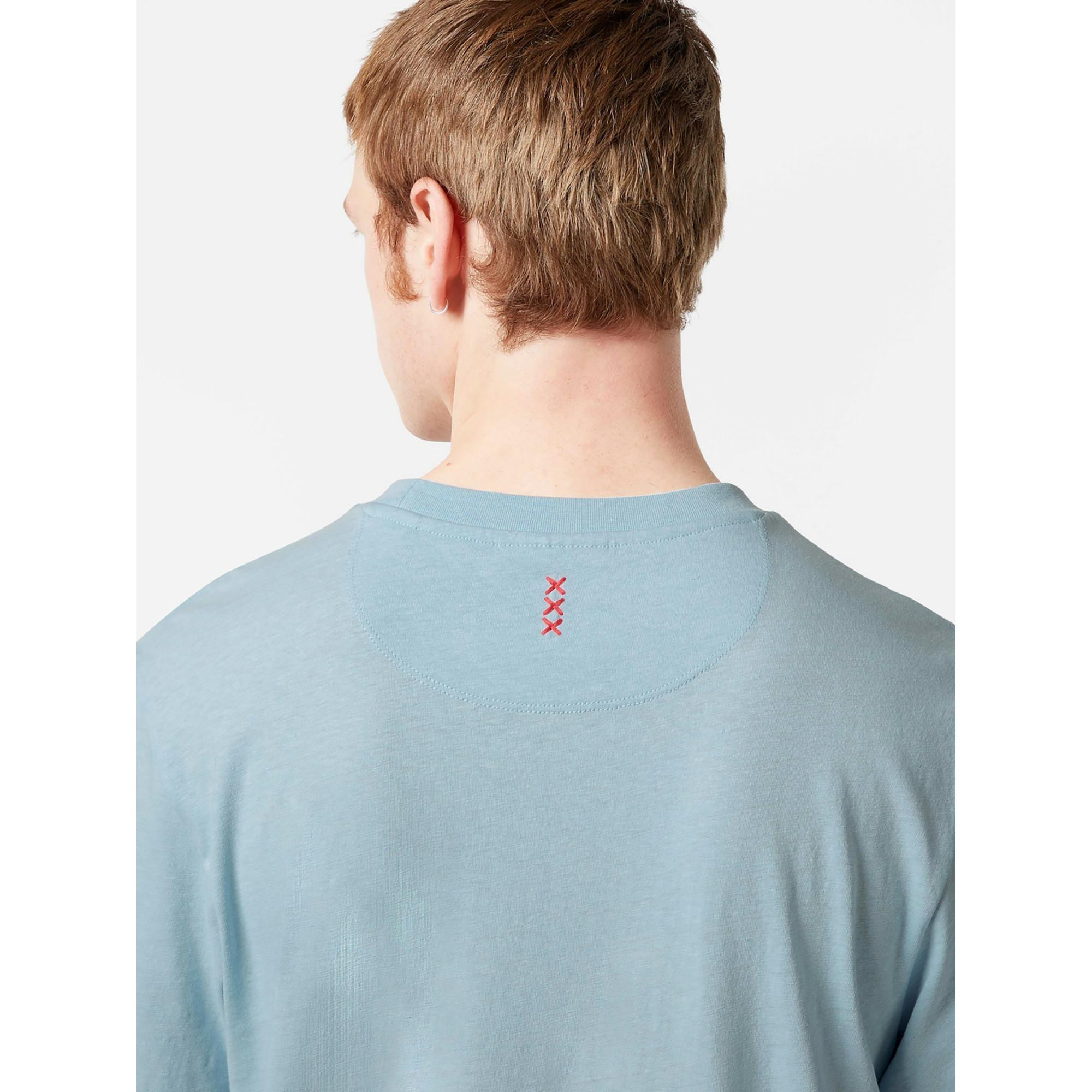 Scotch & Soda Regular fit 3 crosses cotton-linen T-shirt T-shirt 