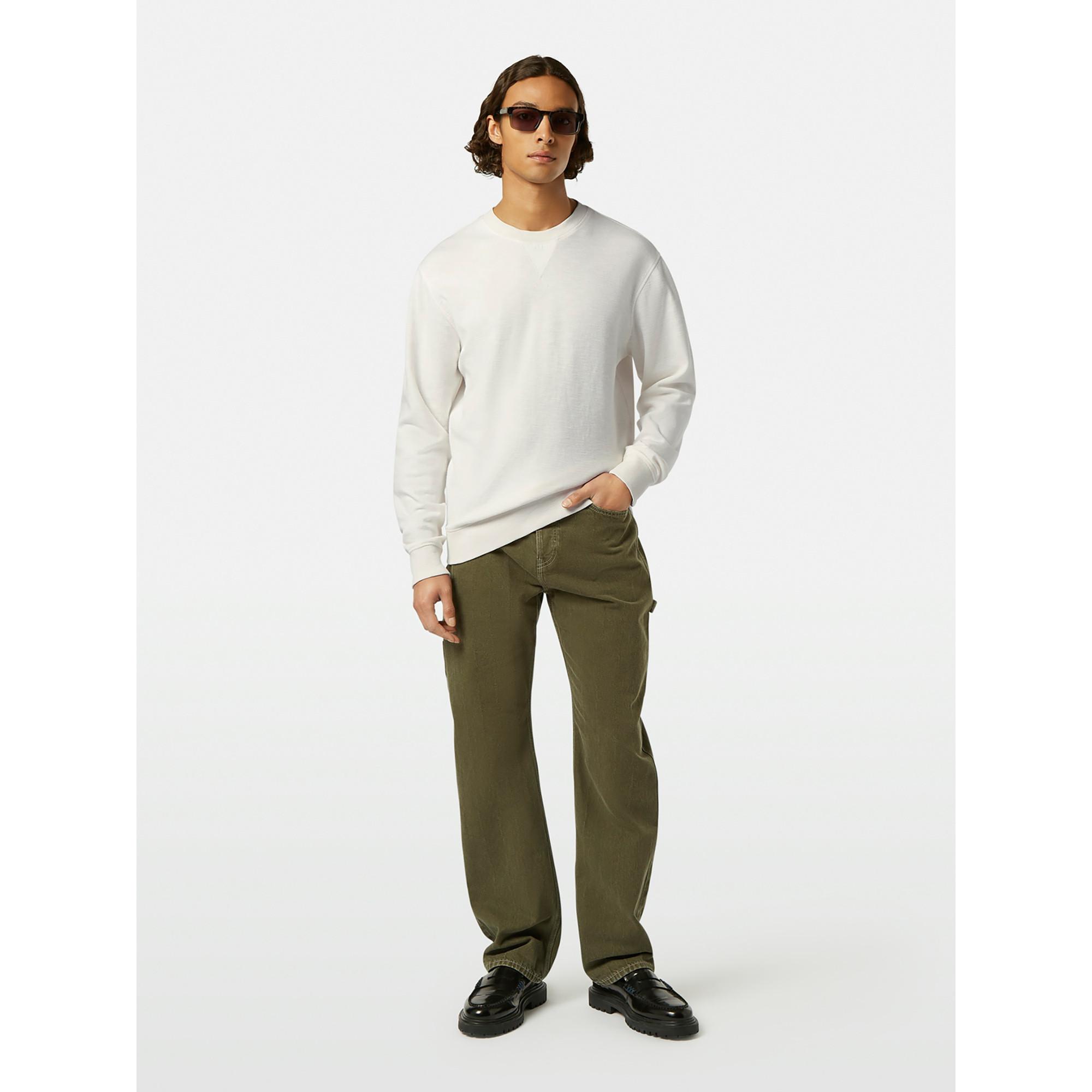 Scotch & Soda Regular fit garment-dyed slub sweatshirt Sweat-shirt 
