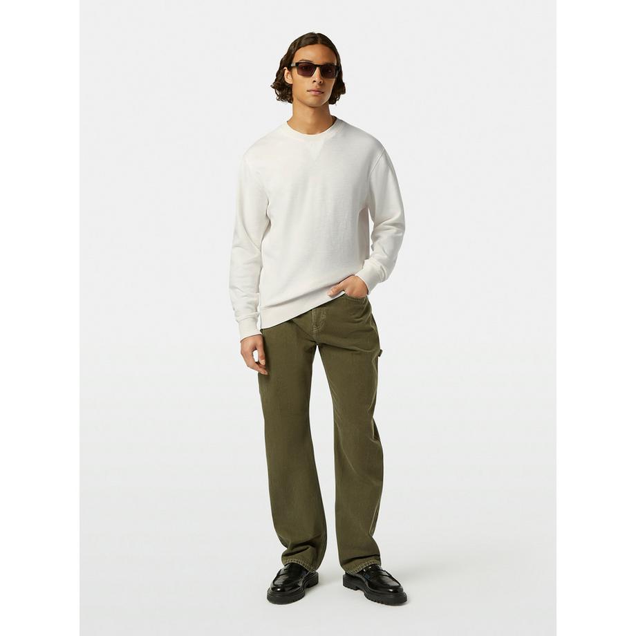 Scotch & Soda Regular fit garment-dyed slub sweatshirt Sweat-shirt 