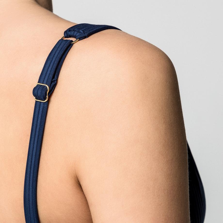 Manor Woman Triangel Geripptes Bikini Oberteil  