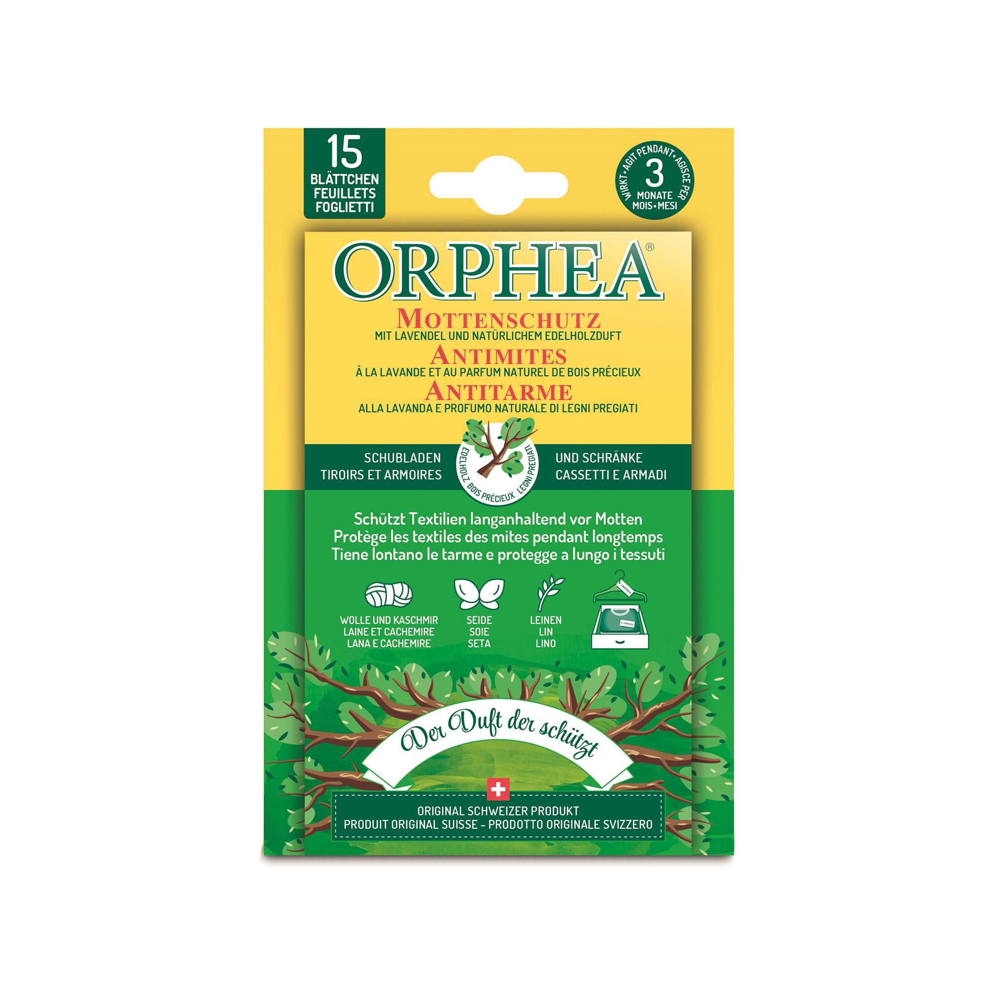 ORPHEA Feuilles antimites Senteur bois précieux 