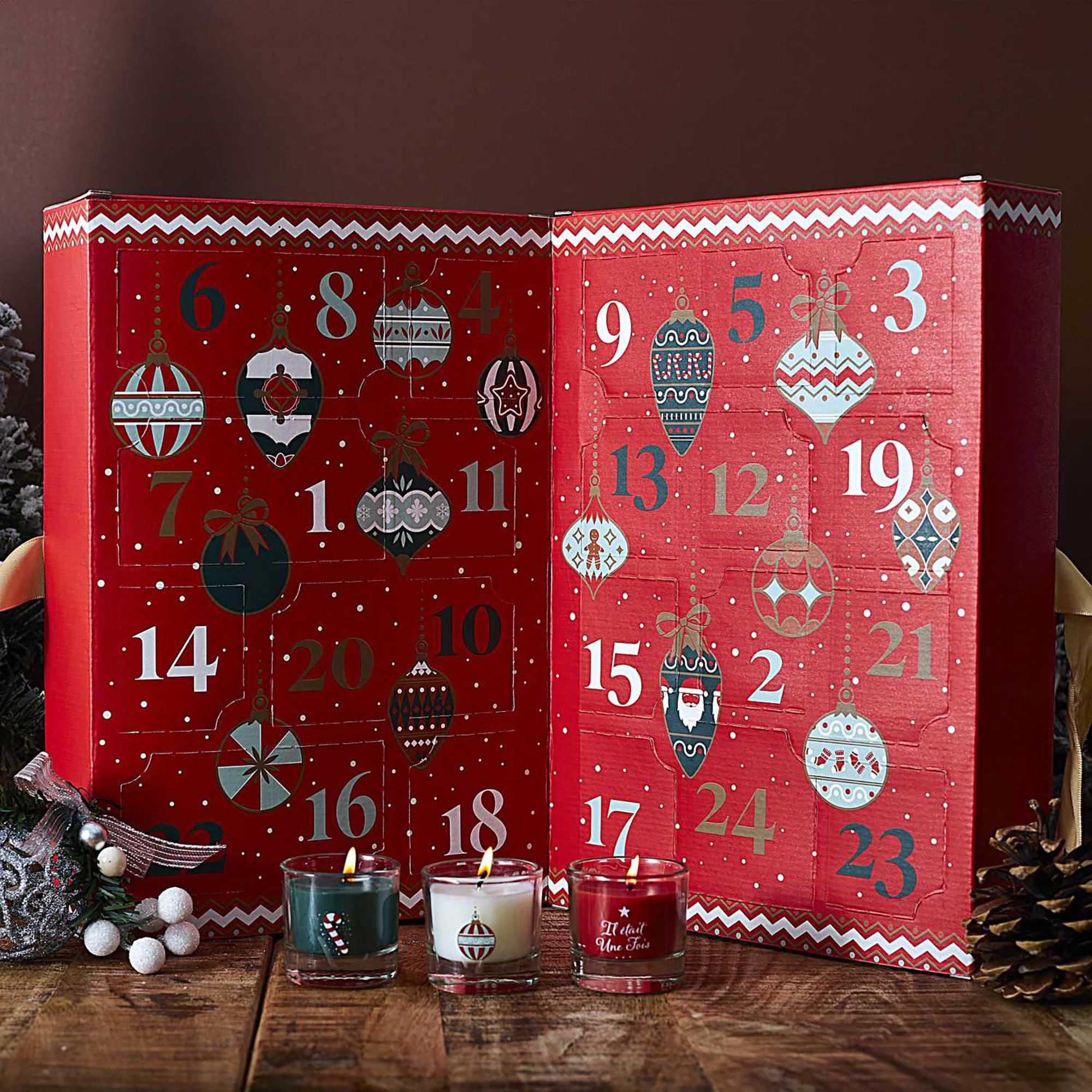 Sombo Geschenkset Weihnachten Duftkerzen Adventskalender 